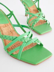 Green Signature Forever Comfort® Plait Slingback Sandals - Image 4 of 5