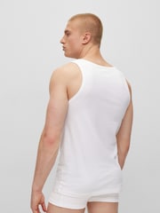 BOSS White BOSS Classic 100% Cotton Vest 3 Pack - Image 3 of 6