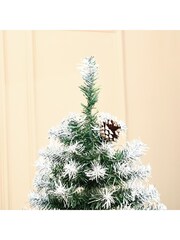 Homcom Green Snowy 6ft Artificial Christmas Tree - Image 2 of 5