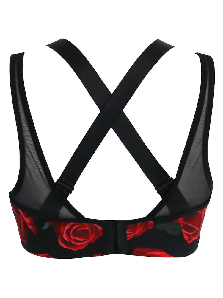 Pour Moi Black & Red Energy Infinite Bra - Image 5 of 5 Pour Moi Black & Red Energy Infinite Bra - Image 5 of 5