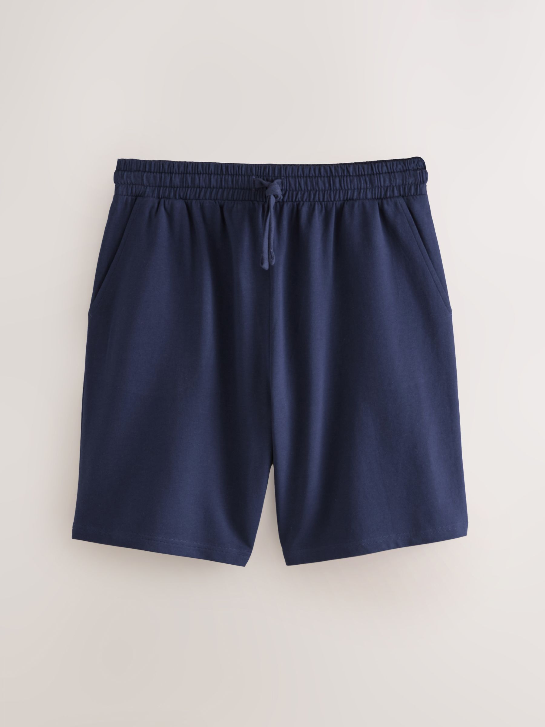Buy Navy Blue/Grey/Black Lightweight 100% Cotton Shorts 3 Buy Navy Blue/Grey/Black Lightweight 100% Cotton Shorts 3
