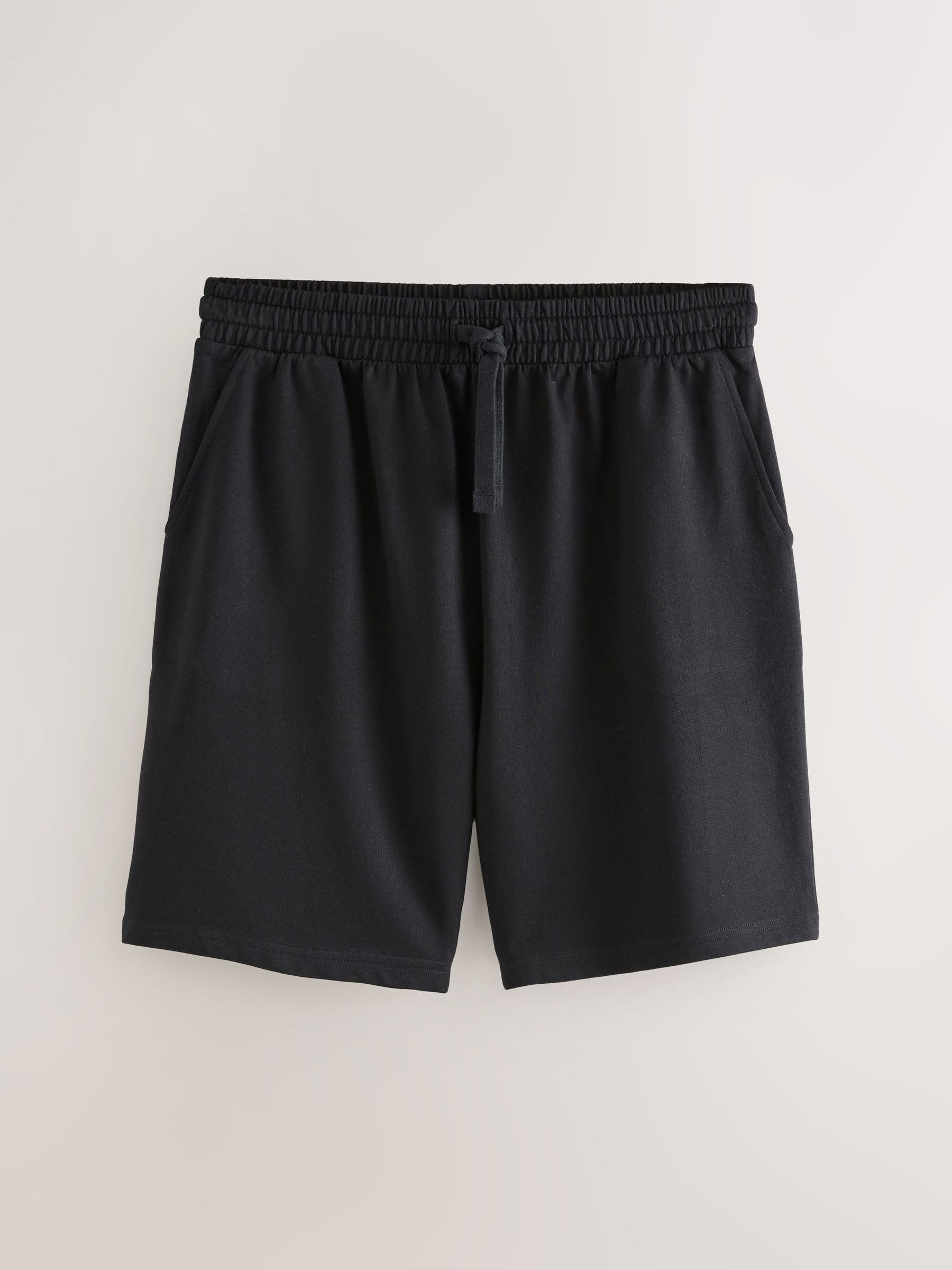 Buy Navy Blue/Grey/Black Loopback Soft Touch Shorts 3 Pack from