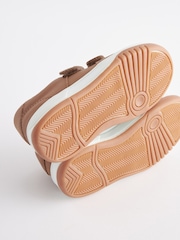 Tan Brown Standard Fit (F) Strap Touch Fastening Trainers - Image 4 of 5