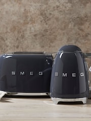 Smeg Grey 2 Slice Toaster - Image 1 of 7