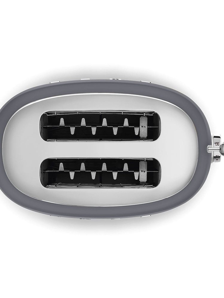 Smeg Grey 2 Slice Toaster - Image 8 of 8