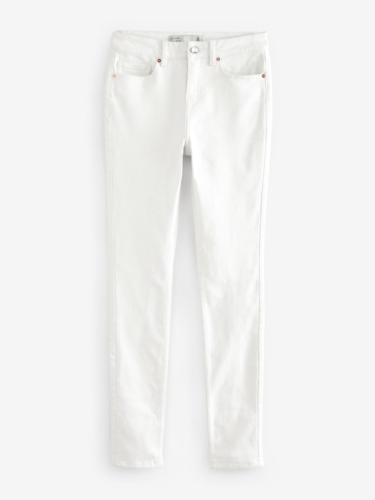 Weiß - Jeans mit engem Schnitt - Bild 5 von 5