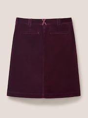 White Stuff Denim Melody Organic Cord Skirt - Image 6 of 7