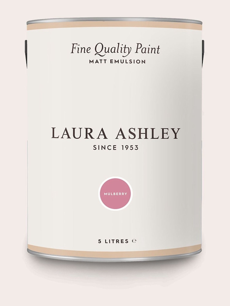 Laura Ashley Mulberry Matt Emulsion 5LT Paint - Image 1 of 5