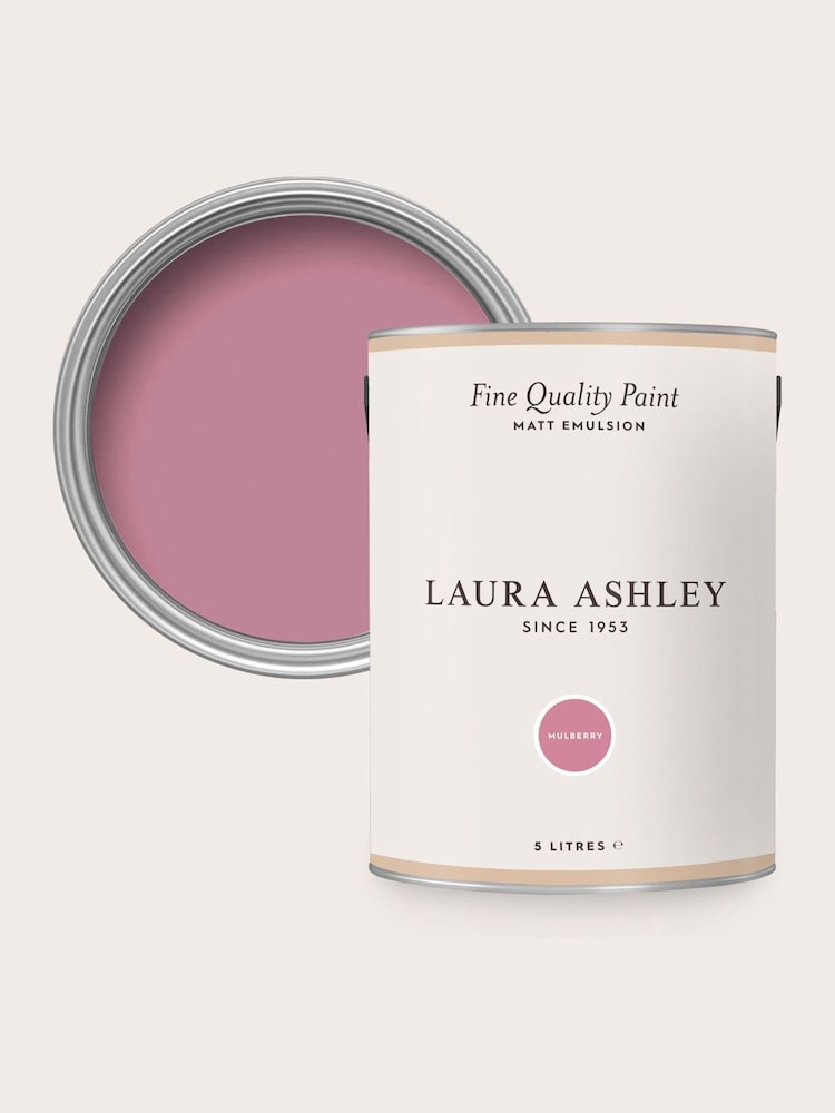 Laura Ashley Mulberry Matt Emulsion 5LT Paint - Image 2 of 5