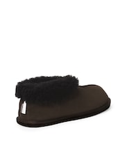 Celtic & Co. Mens Sheepskin Bootee Brown Slippers - Image 2 of 5