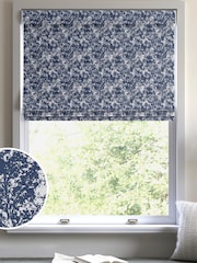 Indigo Blue Evin Made To Measure Roman Blinds - Image 1 of 6