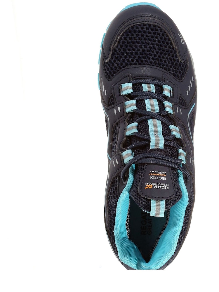 Regatta Blue Womens Vendeavour Waterproof Walking Shoes - Image 7 of 7
