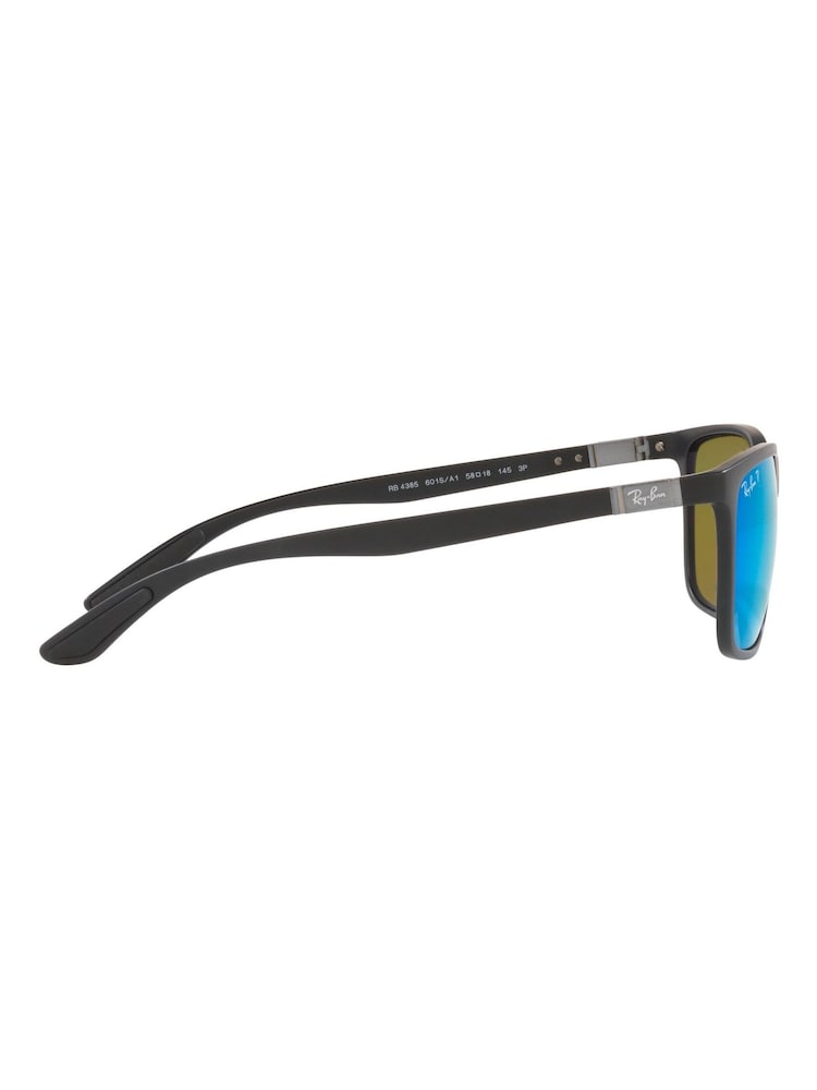 Ray-Ban RB4385 Black Polarised Lens Sunglasses - Image 10 of 14