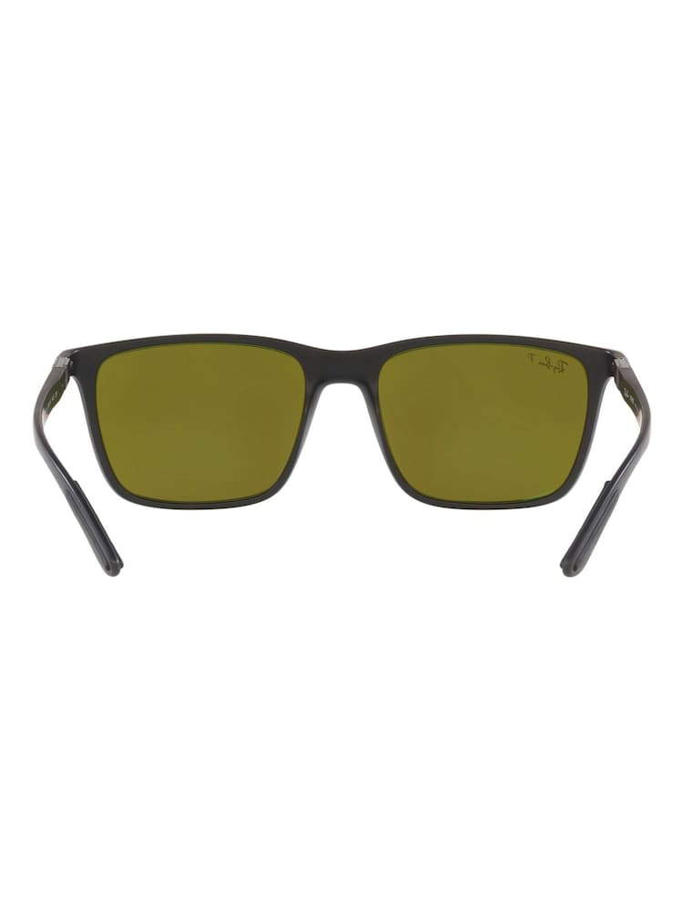 Ray-Ban RB4385 Black Polarised Lens Sunglasses - Image 6 of 14