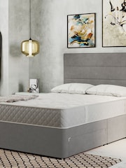 Sealy Silver Fox Advantage Waltham PostureTech Mattress and 4 Drawer Storage Divan Base Set - Image 1 of 7