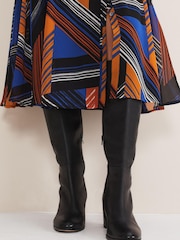 Phase Eight Black Casual Knee High Boots - Image 5 of 6