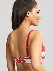Panache Swim Red Botanical Oasis Wired Bandeau Bikini Top - Image 2 of 9