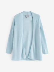 Pure Collection Blue Gassato Swing Long Sleeve Cardigan - Image 4 of 4