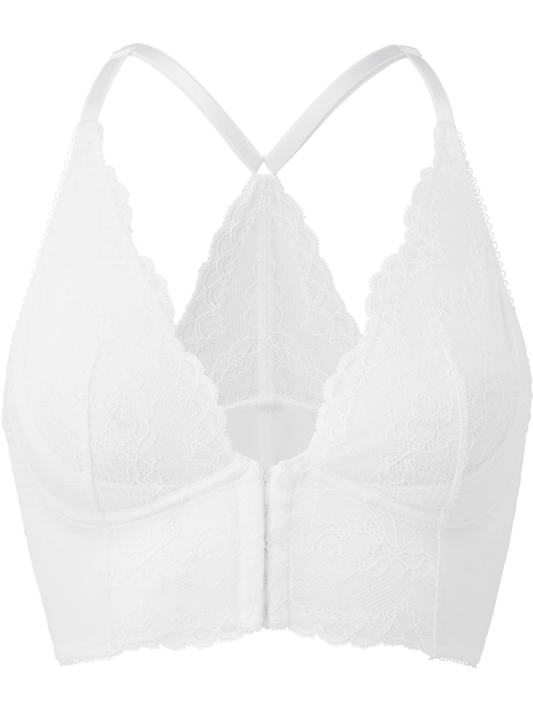 Gossard Purple Superboost Lace Padded Plunge Bra - Image 4 of 5