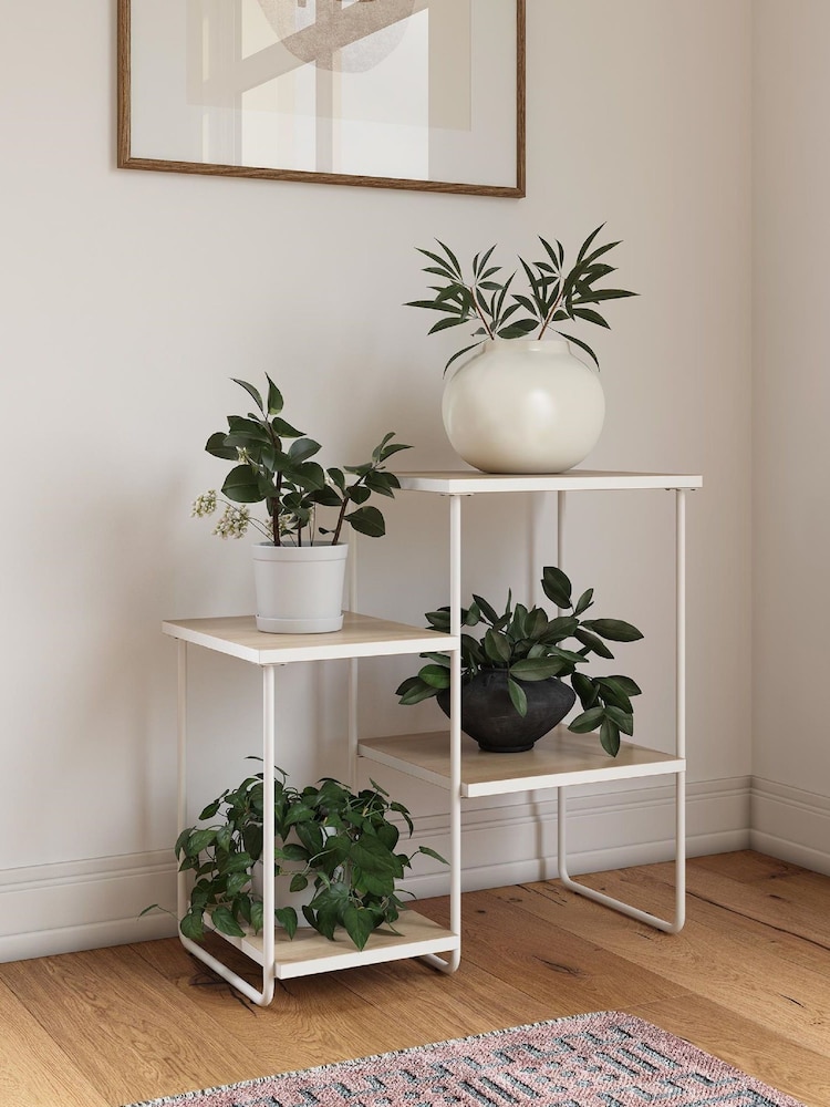 Dorel Home White Europe Dante Plant Stand - Image 1 of 4