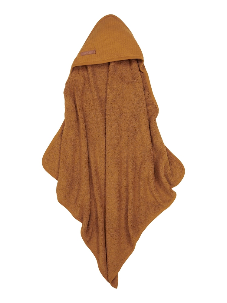 Little Dutch Yellow Pure Ochre Spice Hooded Towel - Image 1 of 2
