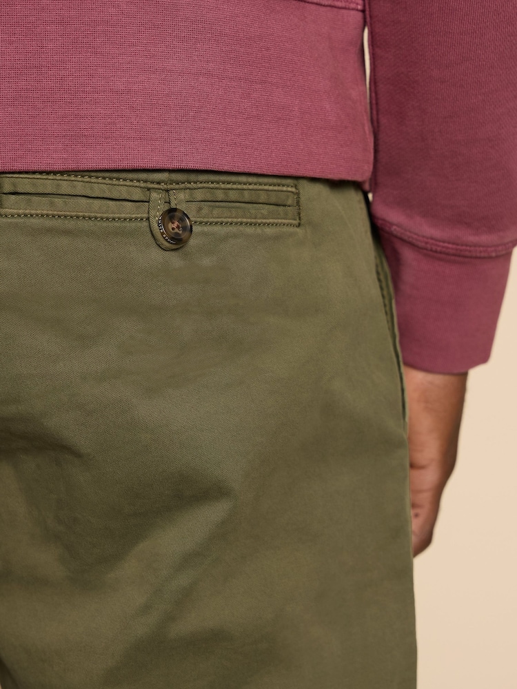 White Stuff Green Sutton Organic Chino Trousers - Image 3 of 6