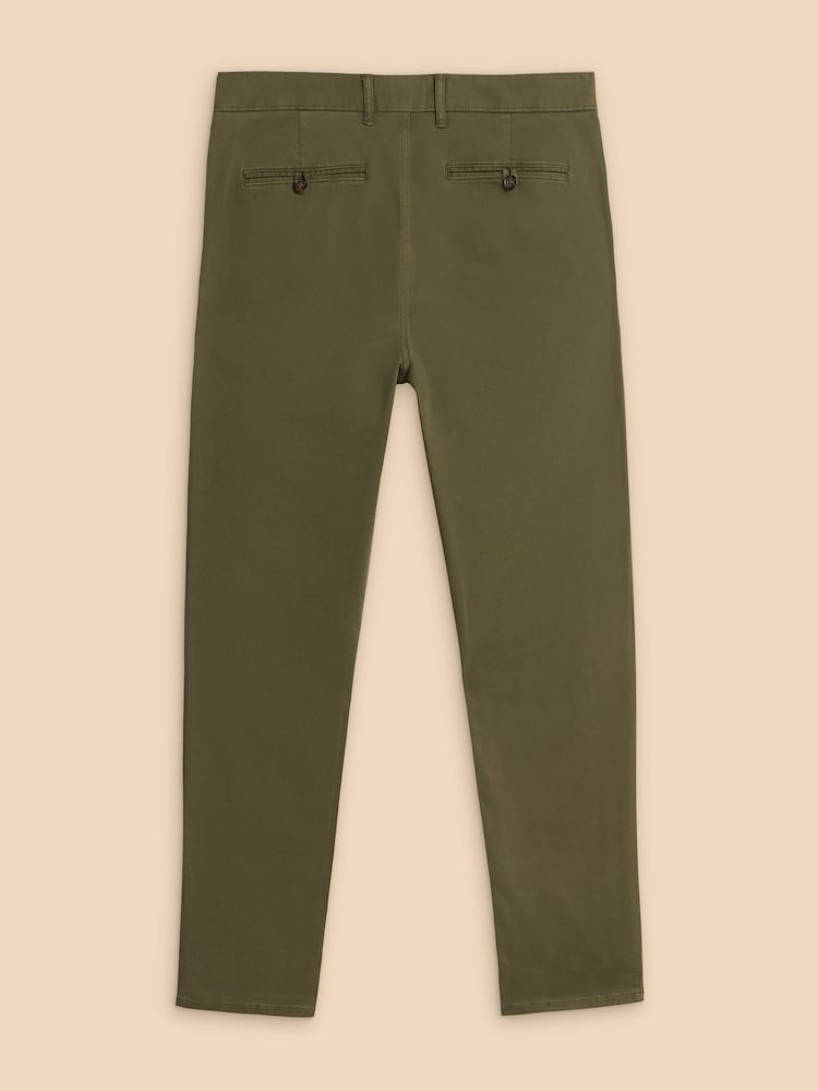 White Stuff Green Sutton Organic Chino Trousers - Image 5 of 6