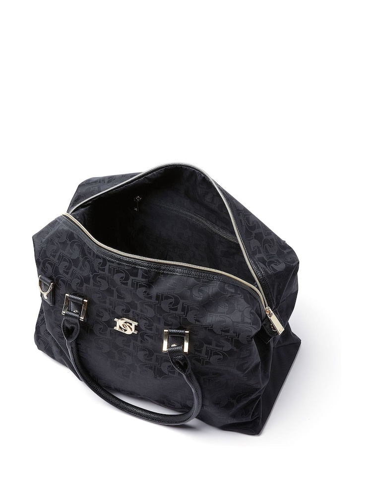 Dune London Black Oriel Monogram Holdall - Image 5 of 5