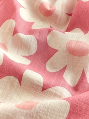 Pink Floral 100% Cotton Strappy Sundress (3-16yrs) - Image 6 of 6
