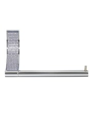 Lloyd Pascal Chrome Sparkle Bathroom Toilet Roll Holder - Image 1 of 4