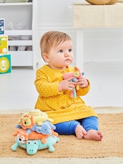 JoJo Maman Bébé Safari Animal Plush Stacker - Image 4 of 4