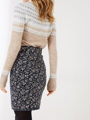 FatFace Blue Jennie Quilted Wave Dot Skirt - Image 2 of 3
