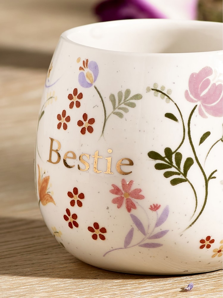 Multi Floral Bestie Mug - Image 3 of 4