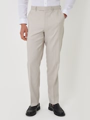 Threadbare Natural Tailored Fit Suit Trousers - Image 1 of 5