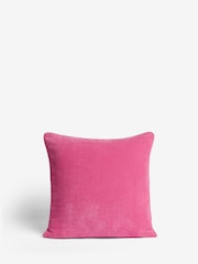 Fuchsia Pink 45 x 45cm Soft Velour Cushion - Image 4 of 4