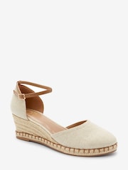 Neutral Extra Wide Fit Forever Comfort® Closed Toe Wedges - Image 2 of 5