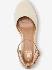Neutral Extra Wide Fit Forever Comfort® Closed Toe Wedges - Image 3 of 5