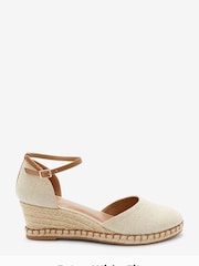 Neutral Extra Wide Fit Forever Comfort® Closed Toe Wedges - Image 5 of 5