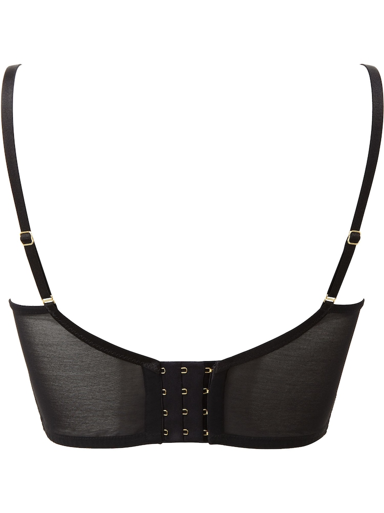 Gossard Encore Padded Black Longline Bra - Image 6 of 6