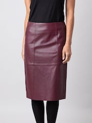 Lakeland Leather High Waisted Leather Pencil Skirt - Image 1 of 8