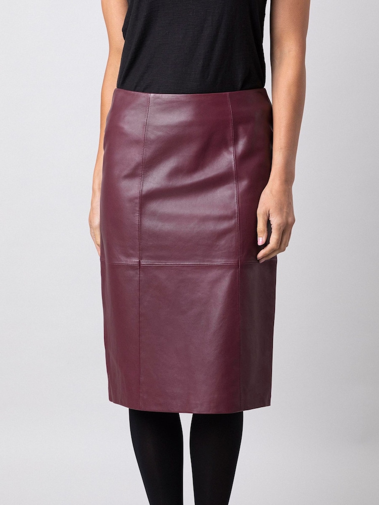 Lakeland Leather High Waisted Leather Pencil Skirt - Image 1 of 8