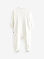 White/Grey Born In 2023 Single Sleepsuit (0-9mths) - Image 3 of 5