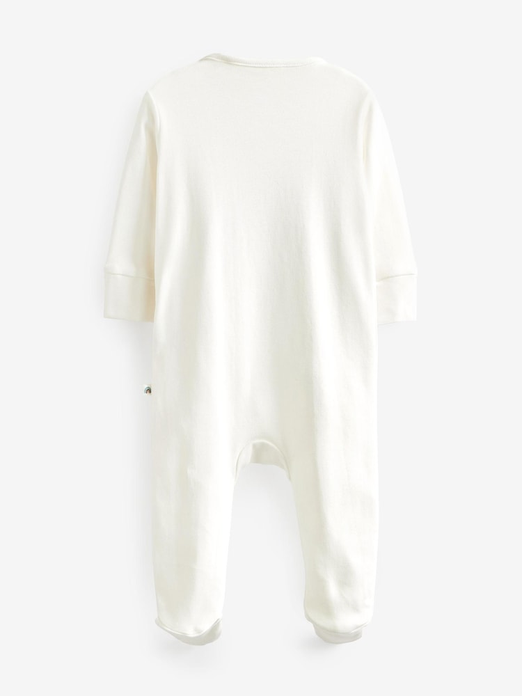 White/Grey Born In 2023 Single Sleepsuit (0-9mths) - Image 5 of 5