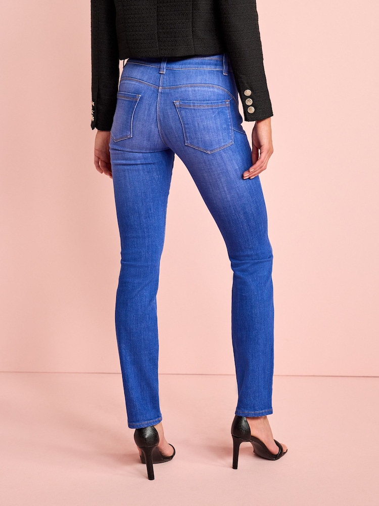 Bright Blue Denim Lift, Slim & Shape Slim Jeans - Image 2 of 5