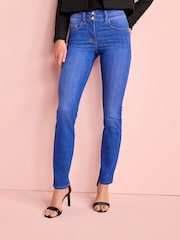 Bright Blue Denim Lift, Slim & Shape Slim Jeans - Image 3 of 5