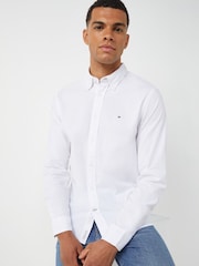Tommy Hilfiger White 1985 Oxford Shirt - Image 1 of 8