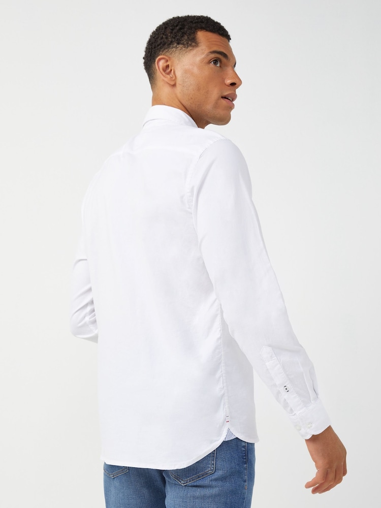 Tommy Hilfiger White 1985 Oxford Shirt - Image 2 of 8