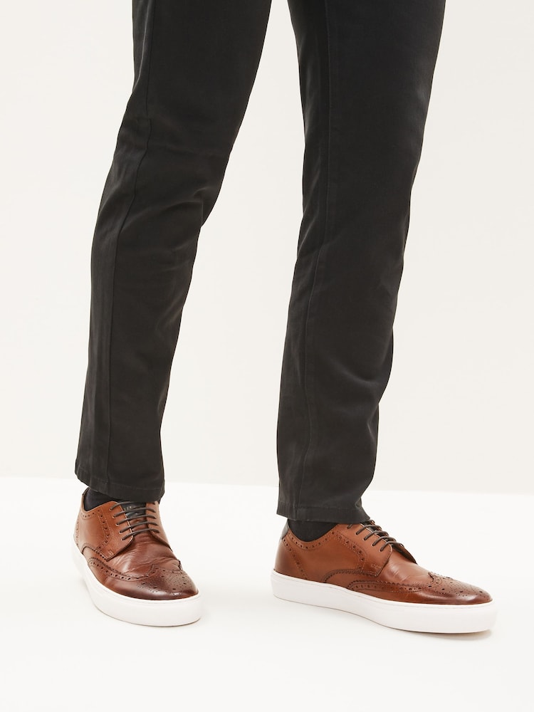 Joules Tan Brown Brogues - Image 1 of 6