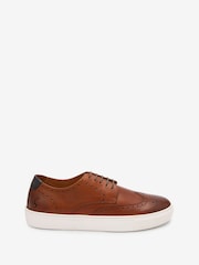 Joules Tan Brown Brogues - Image 3 of 6