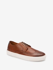 Joules Tan Brown Brogues - Image 4 of 6